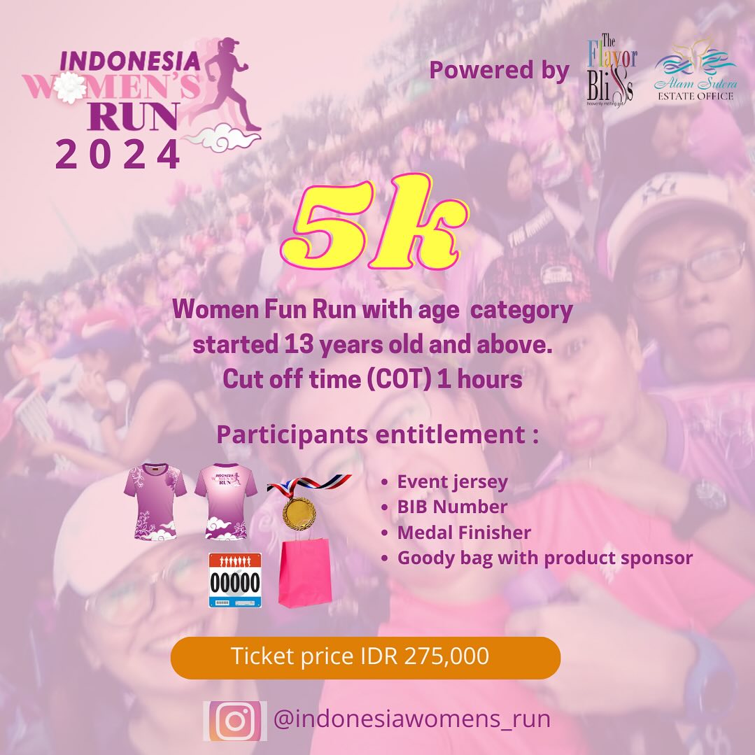 5K 👟 Indonesia Women's Run 2024