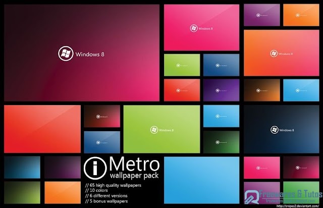 Pack de 65 fonds d'écran Windows 8 (Metro UI) à télécharger