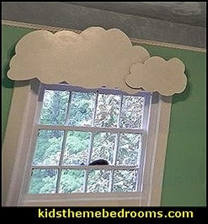 creative windows - window decorations - window wallpaper - window murals - curtains - decorative window decor - creative doors - cornice boards -  faux windows - fake windows - window cornice decorating