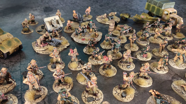 Bolt Action Italian army painted to Africa