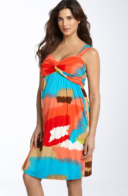 Maternal America Maternity Front Twist Dress