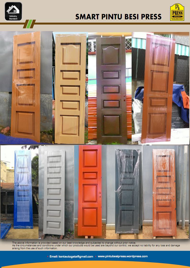 Smart Pintu  Besi  Press Brosur Model  Pintu  BROSUR MODEL  