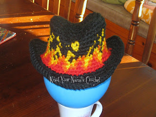 Flaming Cowboy Hat