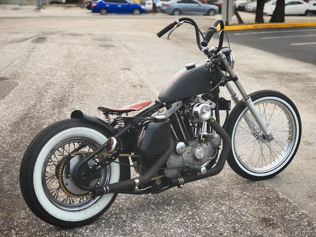 Harley Davidson Ironhead By Quality Hand Made Hell Kustom