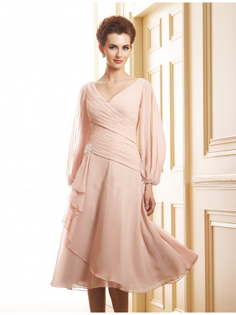 T Length Mother Of The Bride Dresses 1