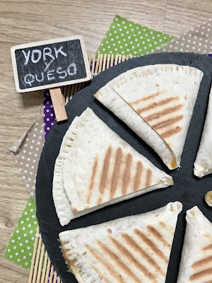 QUESADILLAS DE JAMÓN Y QUESO. Receta Fácil en SANDWICHERA