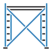 The Scaffolder icon, showing construction scaffolding