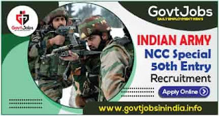 Indian Army NCC Special 50th Entry