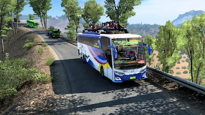 Aksesoris Penumpang Diatas Bus JB3 | ETS2 1.40-1.50