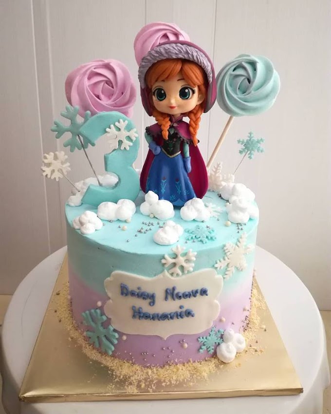 Frozen cake elsa and Anna