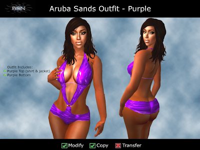 BSN Aruba Sands Outfit - Purple