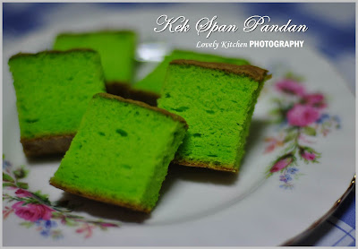 E-NA LOVELY KITCHEN ^_^: :-> Kek Span Pandan