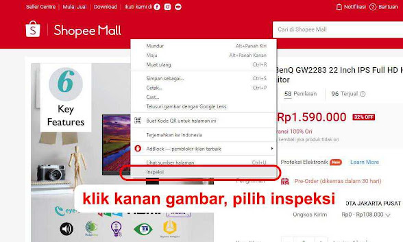 download gambar di shopee dengan komputer pc