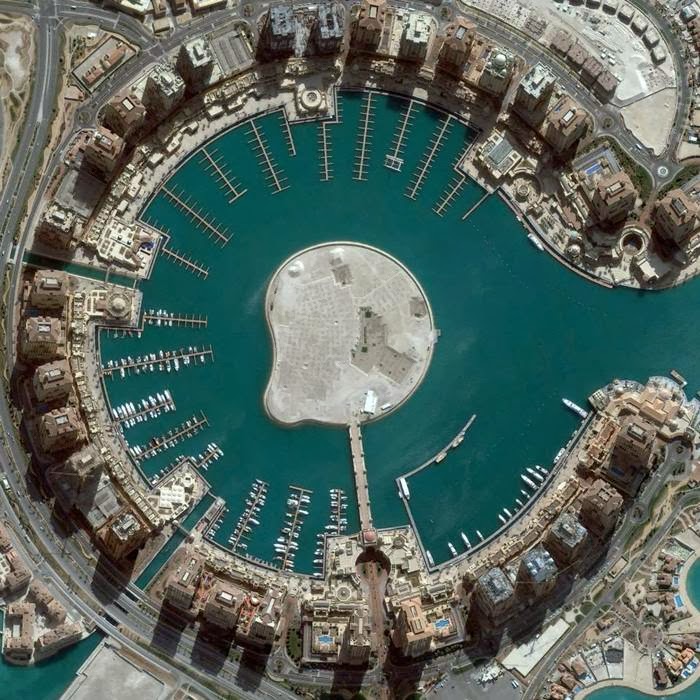 Artificial island spanning over 4 million square feet, Doha, Qatar, March 4, 2013