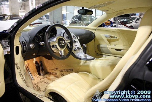 Bugatti Veyron Interior