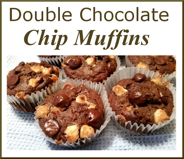 Eclectic Red Barn: Double Chocolate Chip Muffins