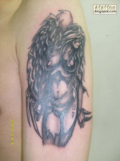 Tatuagem Black and Gray no braço