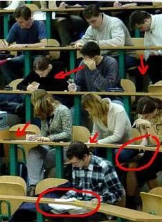 easy way to cheat in exams