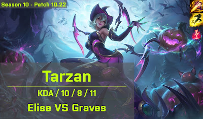 Tarzan Elise JG vs Graves - KR 10.22