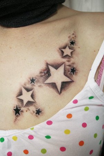 tattoos designs bows. star tattoo design for men.