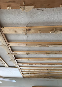 Farmhouse Ceiling - removing ceiling tiles