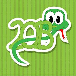 干支の蛇を描いた漫画風イラスト 2013 New Year snake backgrounds and illustrations in cartoonish style イラスト素材5