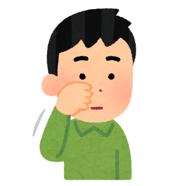 顔を触る人のイラスト 男性 かわいいフリー素材集 いらすとや