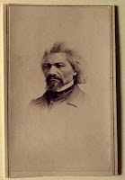 Carte de visite showing Frederick Douglass 