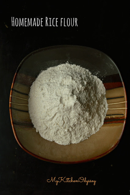 how to make rice flour