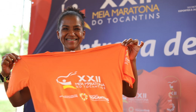 Lucas Ferreira conquista o tri e Tatiane o bi - Meia Maratona