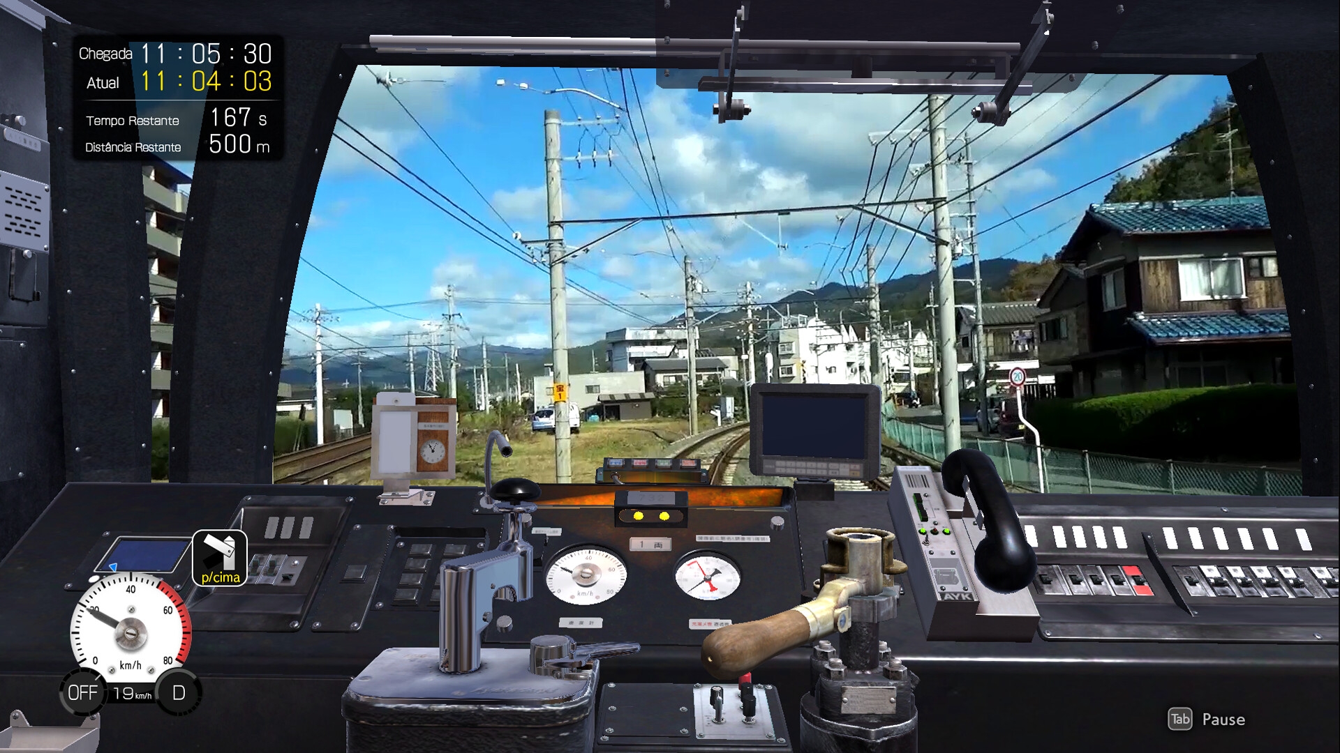 Japanese Rail Sim: Journey to Kyoto  Um simulador de trem através do Japão