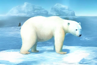 Fram, ursul polar pe gheata