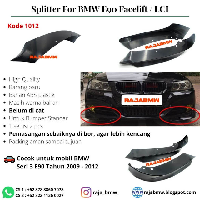 Splitter BMW E90