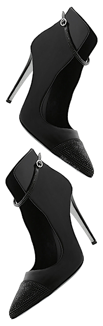 ♦Rene Caovilla black booties #renecaovilla #shoes #brilliantluxury