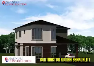 pelan rumah banglo 2 tingkat 4 bilik tidur