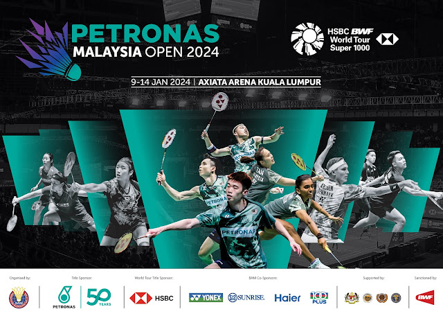 Malaysia Open 2024 : Info Siaran Langsung, Jadual Dan Keputusan Badminton