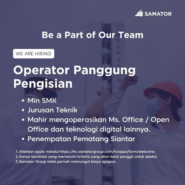 Karir di Industri Gas? PT Samator Indo Gas Tbk Menawarkan Peluang Karir Menjanjikan, Daftar Sekarang Juga