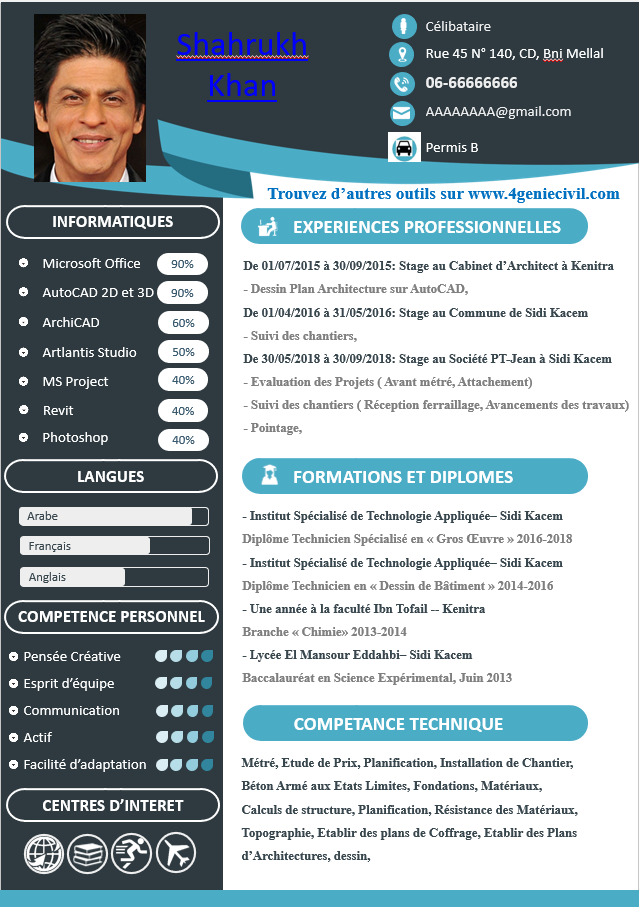 Trouvez un exemple de modèle de CV professionnel pour 2022