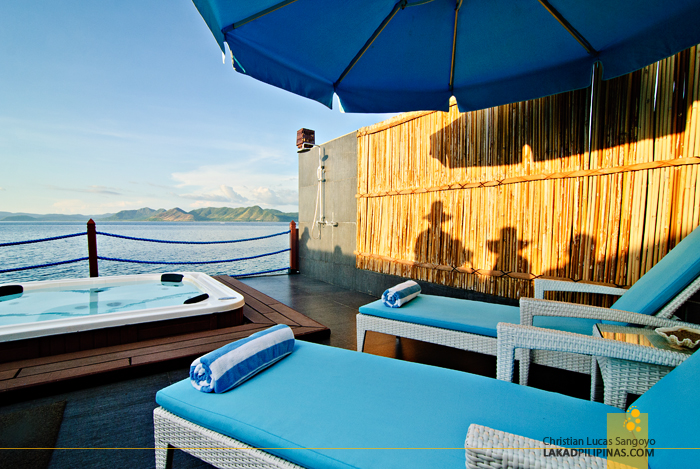 Your Own Private Sundeck at Huma Island Resort & Spa in Palawan