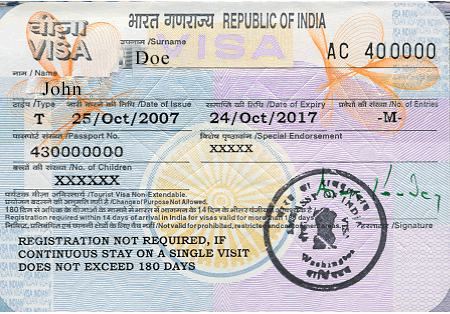 Tourist visa india
