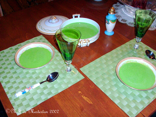 Elegant Green-Pea Soup