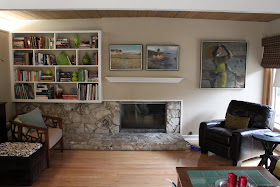 mid-century modern mantle