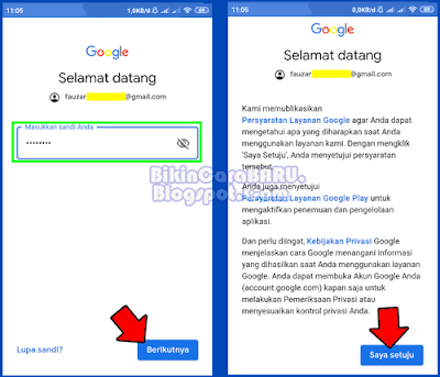 cara login 2 akun gmail di android