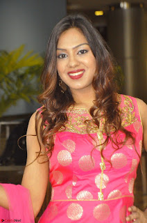 Sindhu Shivarama in Pink Ethnic Anarkali Dress 03.JPG