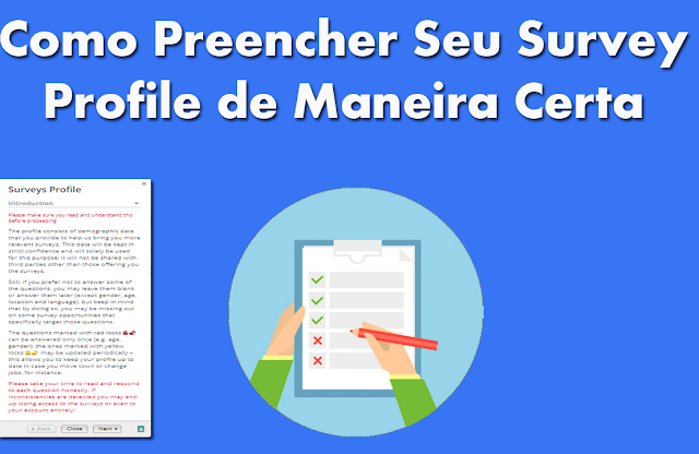 Como Preencher Seu Survey Profile - Perfil Para Pesquisas - ySense