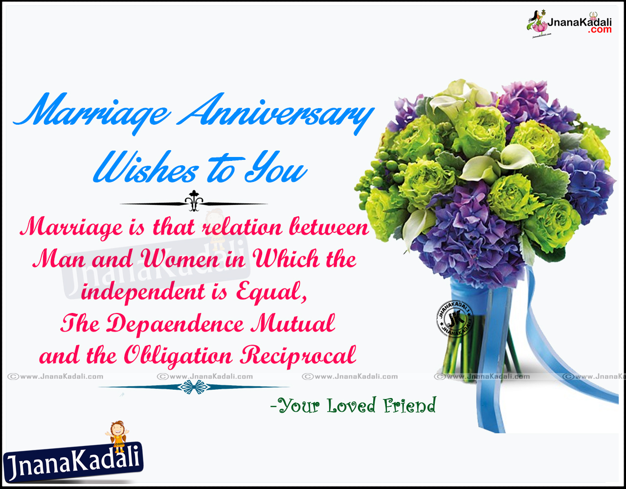 Wedding Anniversary Quotes For Friends In English Best marriage wishes and quotes images jnana kadali
