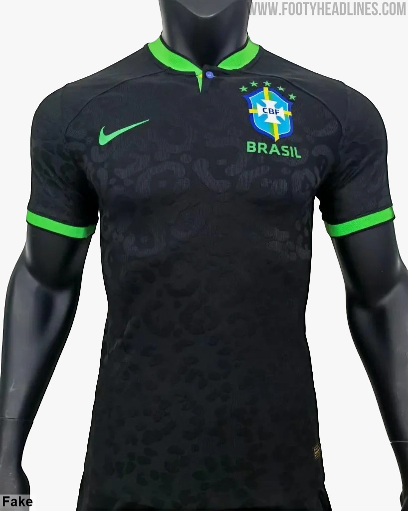 Fake Black Brazil 2022 World Cup Kit - Footy Headlines