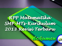 RPP Matematika SMP-MTs Kurikulum 2013 Revisi Terbaru