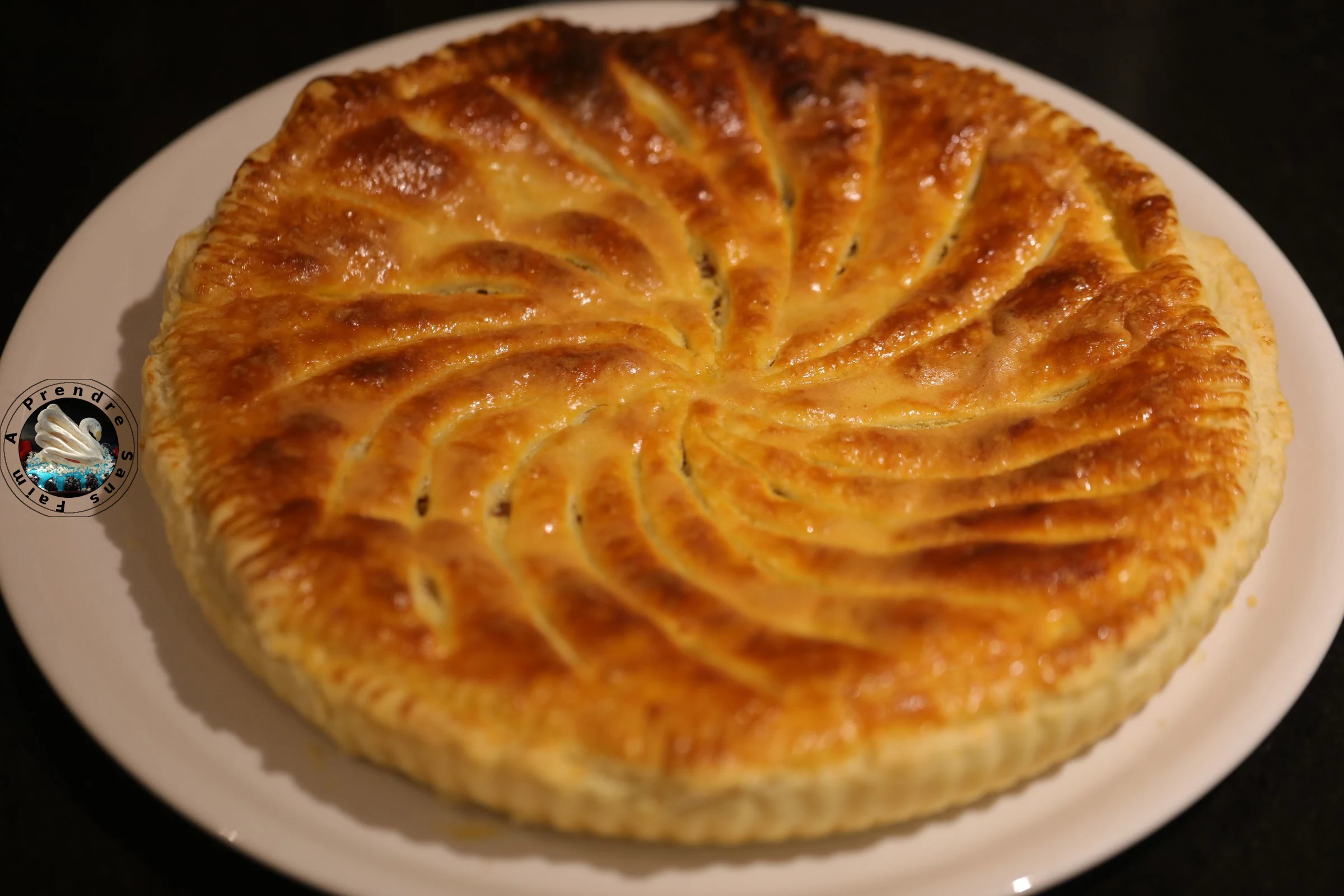 Galette des rois rhum raisins