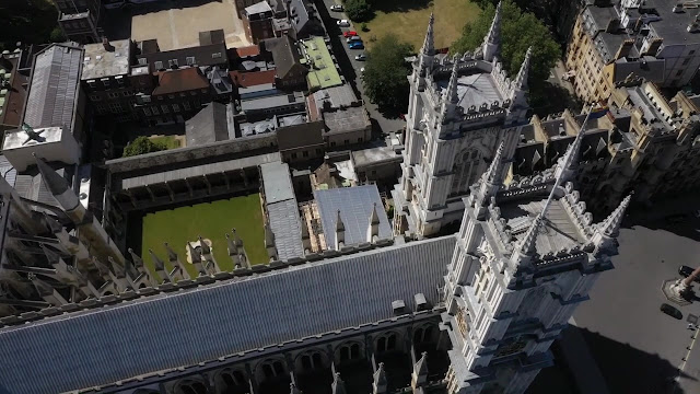 Westminster Abbey Aerial View